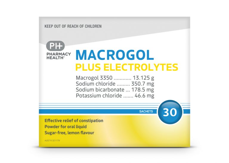 MACROGOL PLUS ELECTROLYTES SACHETS Pharmacy Health
