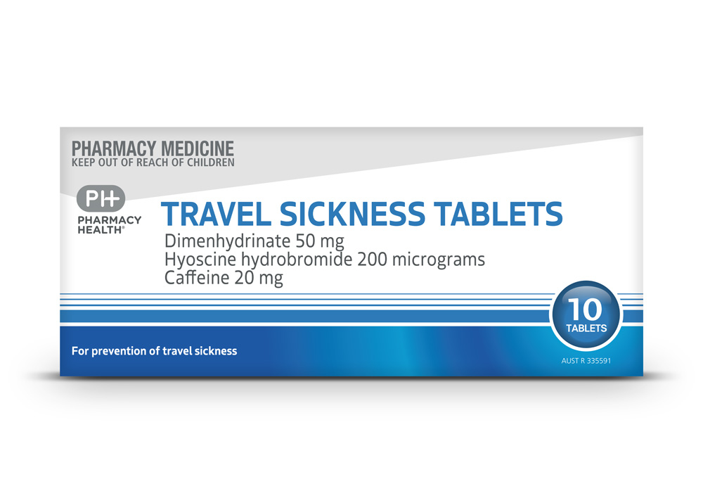 travel sickness tablets bnf